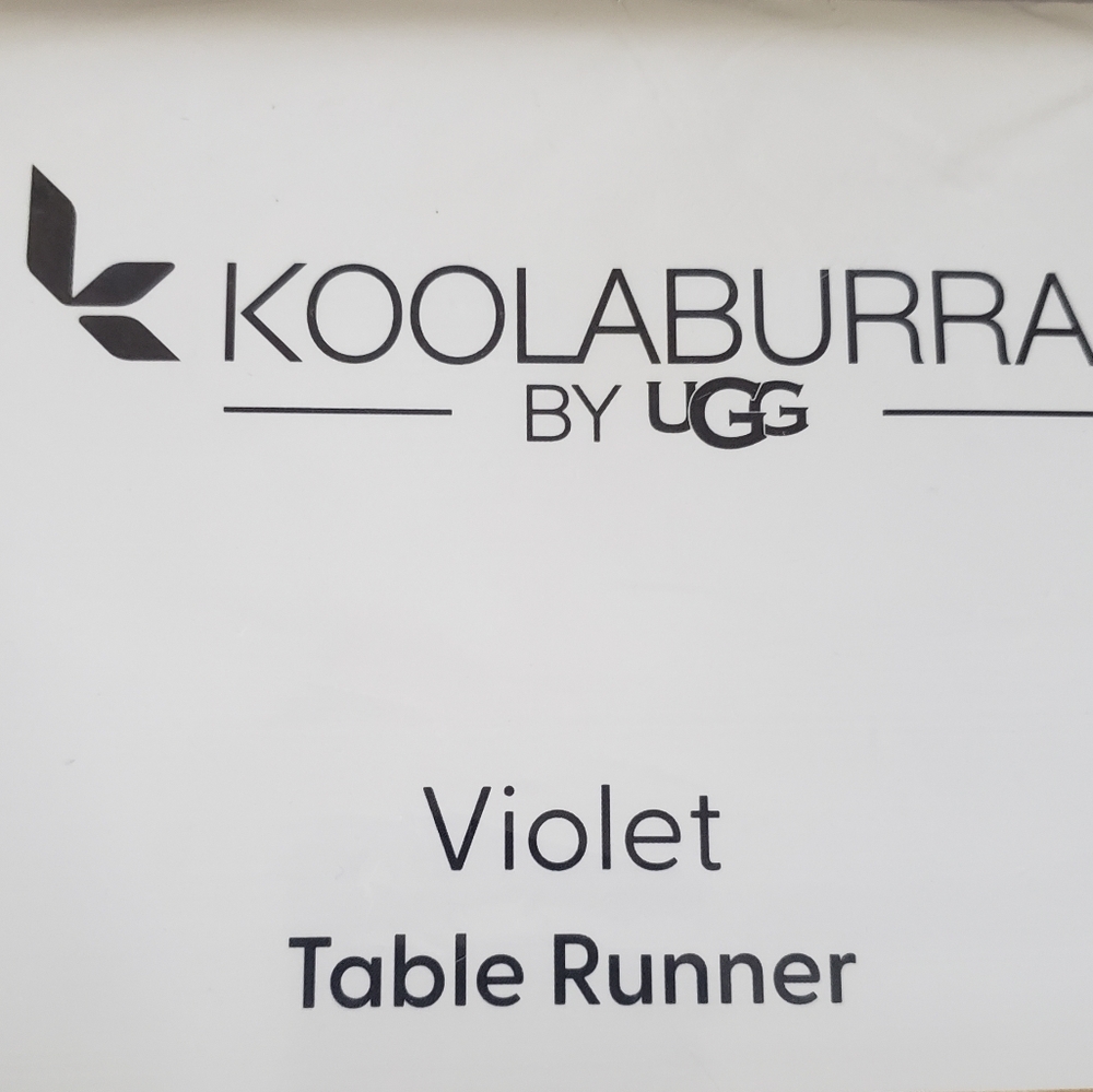 NWT UGG Table Runner (Koolaburra, Cable Knit and Faux Fir Trim) - Picture 8 of 8
